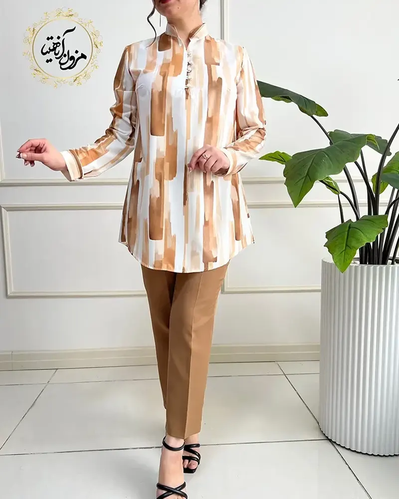 تونیک بلند برای عید با شلوار مازراتی